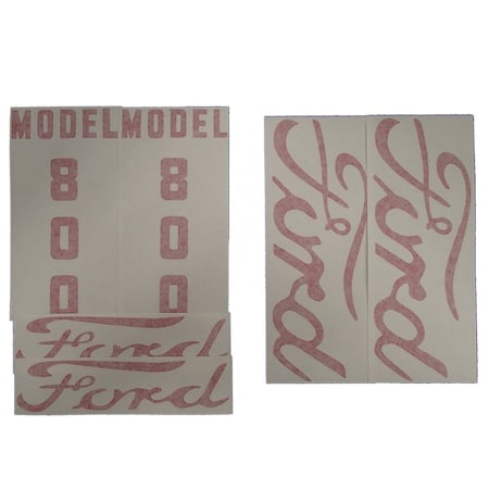 Aftermarket TRACTOR DECAL SET KIT 8005557 Fits Ford 800 D-8005557